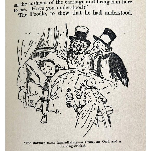 Pinocchio 1920s Illustrated Frances Brundage Raphael Tuck Artist HC Collodi WHBS - Picture 7 of 10